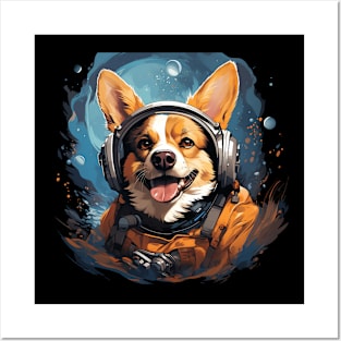 space corgi Posters and Art